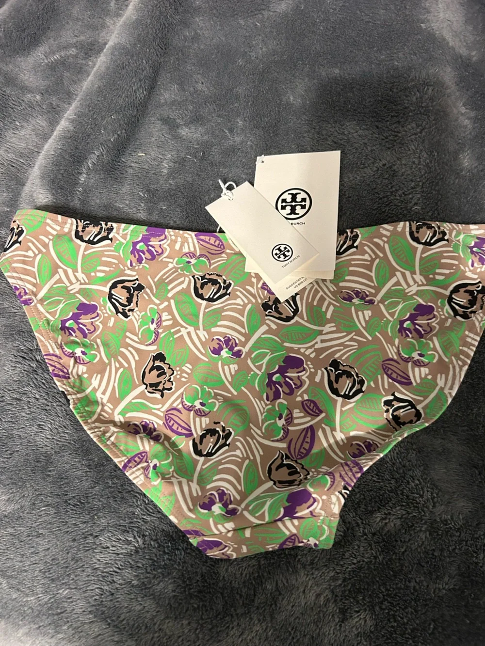 Tory Burch  Floral Bikini Top and Bottom with Tags